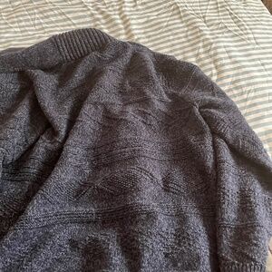 Knit blue cardigan